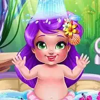 Mermaid Baby Bath