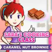 Saras Cooking Class Caramel Brownie